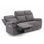 Diivan MILO 3-kohaline elektriline recliner 209x96xH103cm, hall Diivanid Diivanid