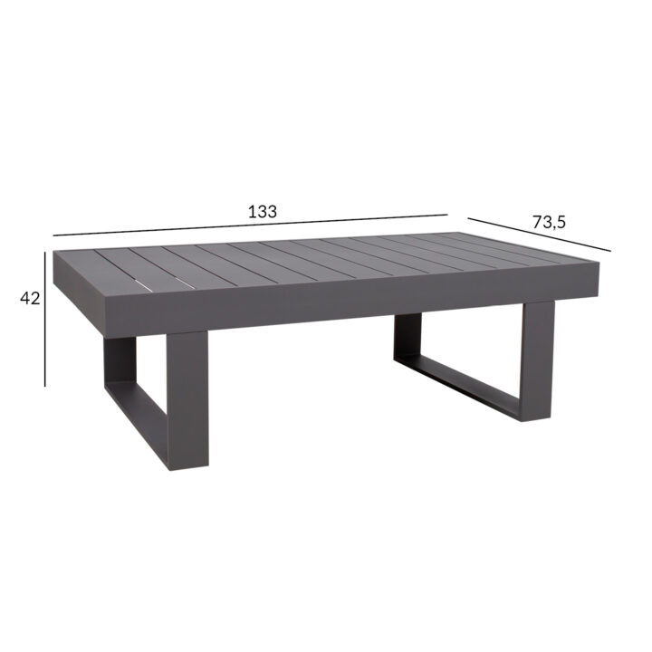 Diivanilaud FLUFFY 133×73,5xH42cm, hall Aiadiivanid ja komplektid Diivanilauad ja abilauad