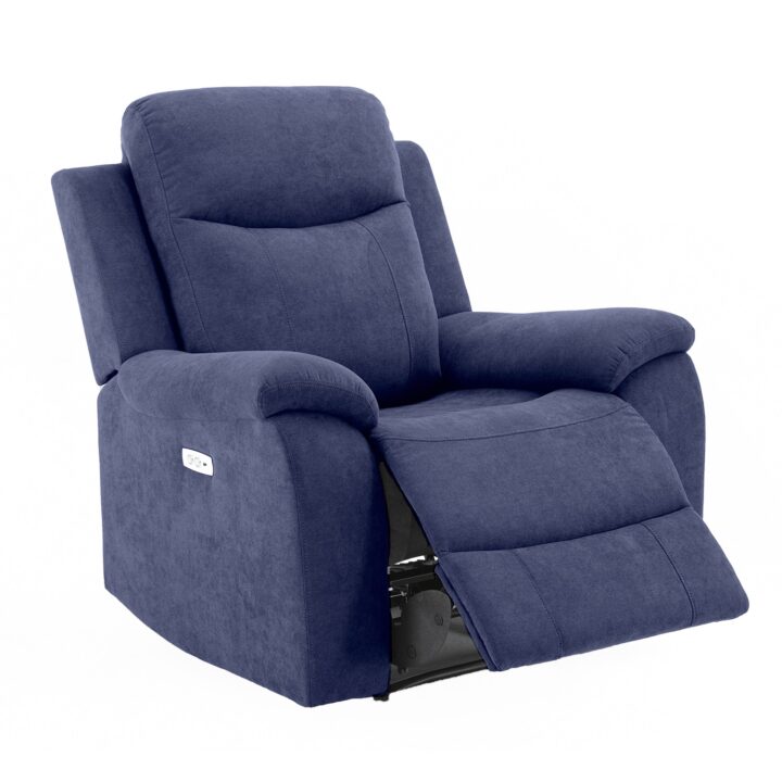 Tugitool MILO elektriline recliner, sinine Diivanid 3+1 Diivanid 3+1