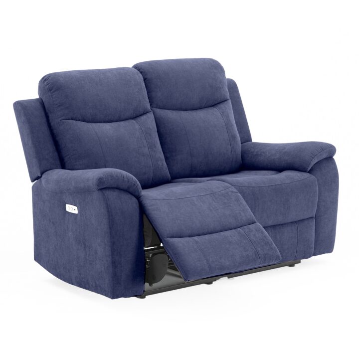 Diivan MILO 2-kohaline elektriline recliner, sinine Diivanid Diivanid