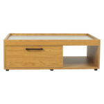 Diivanilaud BLOCK 98x70xH32cm, MDF tamm/hall Diivanilauad ja abilauad BLOCK