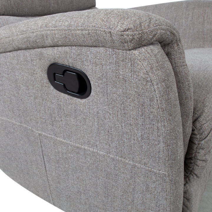 Tugitool BARCLAY kiikuv ja pöörlev manuaalne recliner 79x86xH105cm, helehall Elutoamööbel H01-500 Tugitoolid ja kiiktoolid