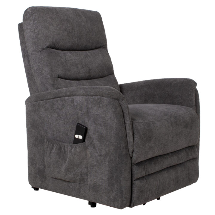 Tugitool BARCLAY elektriline lift recliner 79x86xH105cm, hall Elutoamööbel H01-500 Tugitoolid ja kiiktoolid