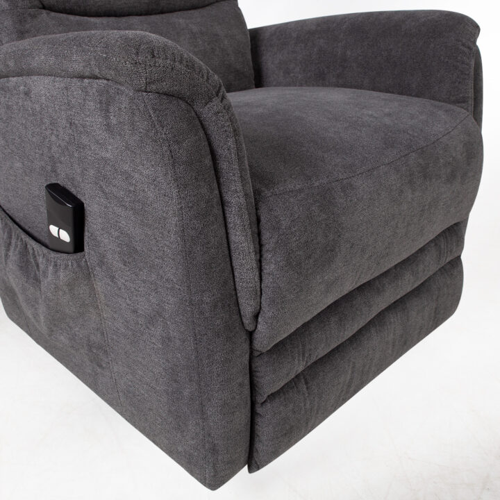 Tugitool BARCLAY elektriline lift recliner 79x86xH105cm, hall Elutoamööbel H01-500 Tugitoolid ja kiiktoolid