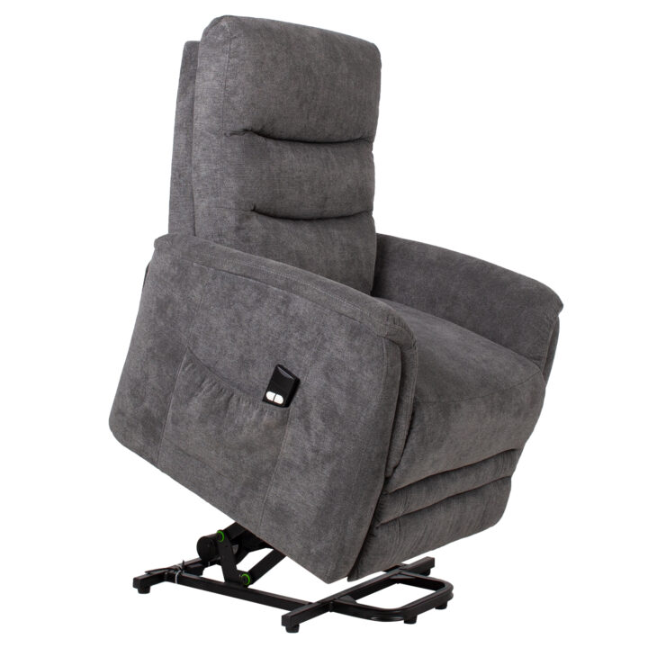 Tugitool BARCLAY elektriline lift recliner 79x86xH105cm, hall Elutoamööbel H01-500 Tugitoolid ja kiiktoolid