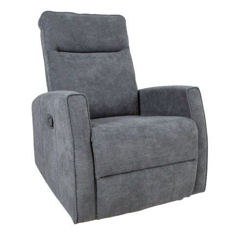 Tugitool EDDY kiikuv ja pöörlev manuaalne recliner 76x96xH103cm, hall Elutoamööbel
