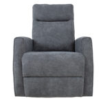 Tugitool EDDY kiikuv ja pöörlev manuaalne recliner 76x96xH103cm, hall Elutoamööbel