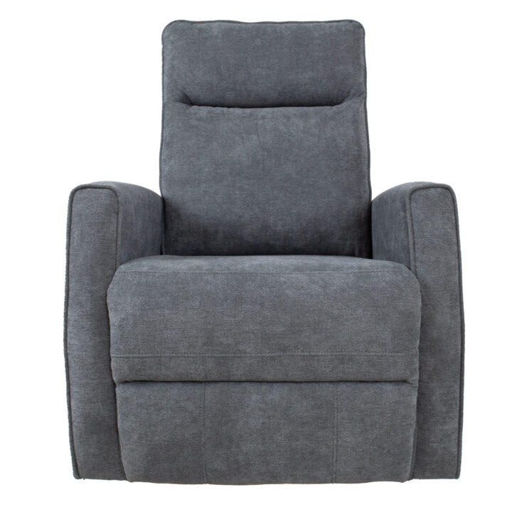 Tugitool EDDY kiikuv ja pöörlev manuaalne recliner 76x96xH103cm, hall Elutoamööbel