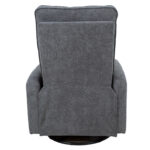 Tugitool EDDY kiikuv ja pöörlev manuaalne recliner 76x96xH103cm, hall Elutoamööbel