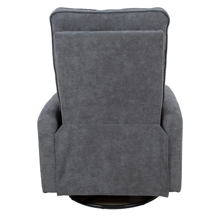 Tugitool EDDY kiikuv ja pöörlev manuaalne recliner 76x96xH103cm, hall Elutoamööbel