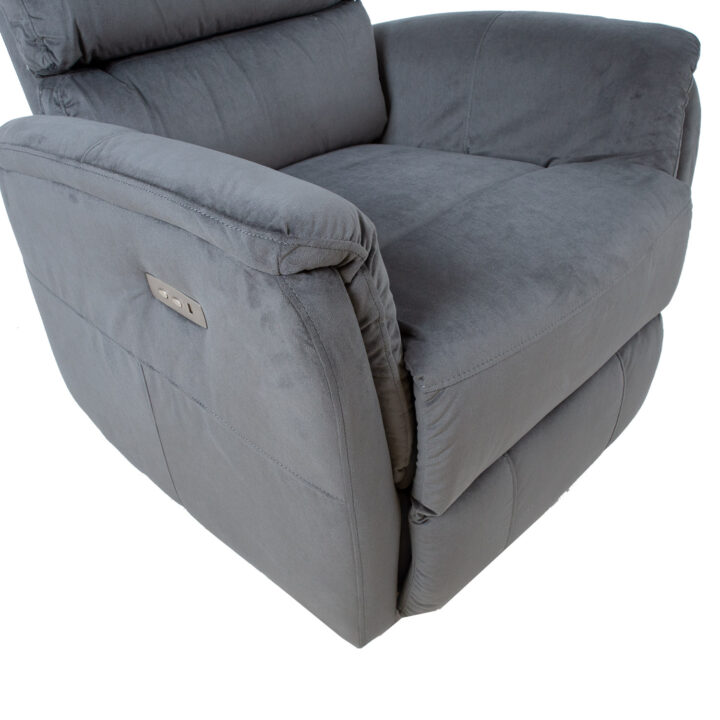 Tugitool BARCLAY elektriline recliner, hall Elutoamööbel H01-501 Recliner