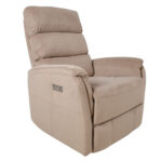 Tugitool BARCLAY elektriline recliner, helepruun Elutoamööbel H01-501 Recliner