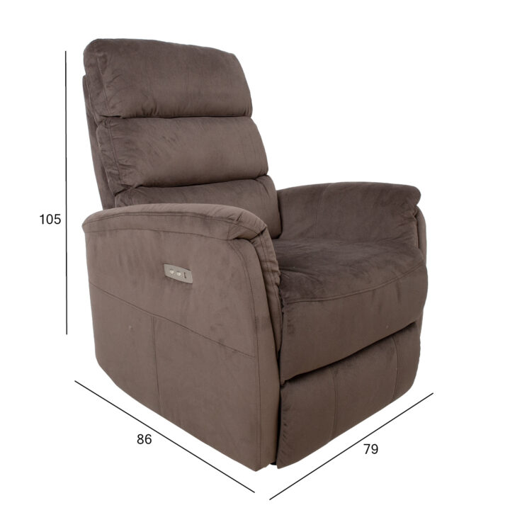 Tugitool BARCLAY elektriline recliner, pruun Elutoamööbel H01-501 Recliner