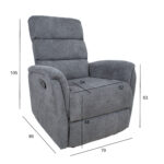 Tugitool BARCLAY manuaalne recliner, hall Elutoamööbel H01-500 Tugitoolid ja kiiktoolid