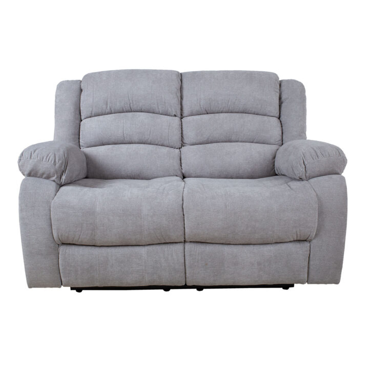 Diivan MALINA 2-kohaline manuaalne recliner, helehall Diivanid Diivanid
