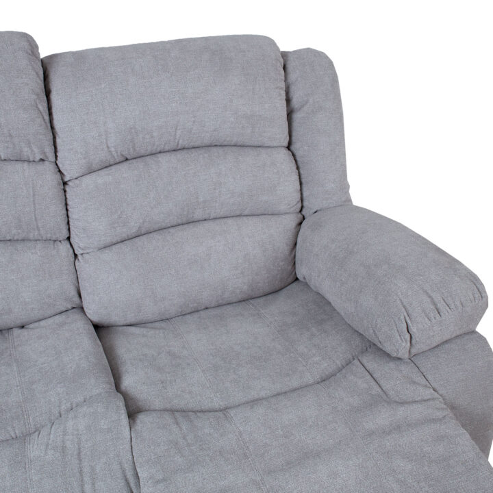 Diivan MALINA 2-kohaline manuaalne recliner, helehall Diivanid Diivanid