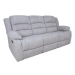 Diivan MALINA 3-kohaline manuaalne recliner, helehall Diivanid Diivanid