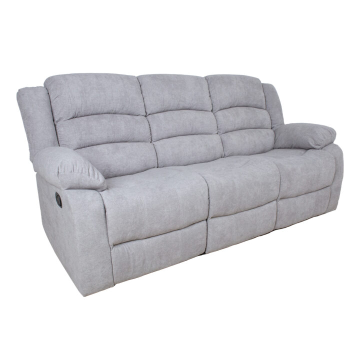 Diivan MALINA 3-kohaline manuaalne recliner, helehall Diivanid Diivanid