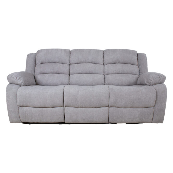 Diivan MALINA 3-kohaline manuaalne recliner, helehall Diivanid Diivanid