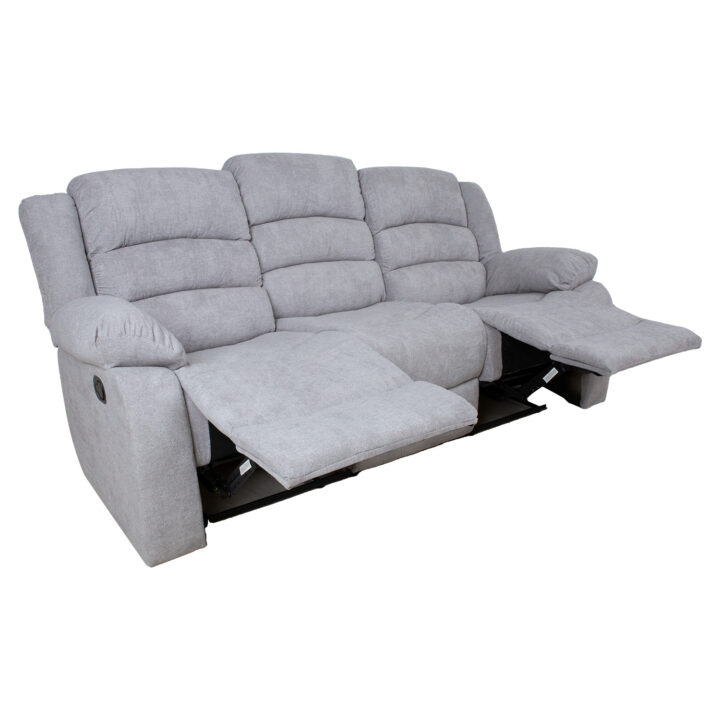 Diivan MALINA 3-kohaline manuaalne recliner, helehall Diivanid Diivanid