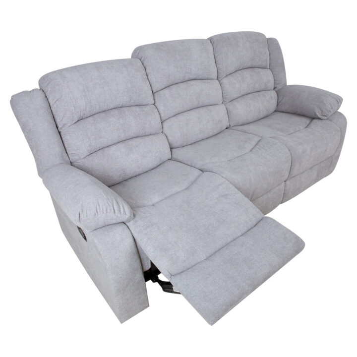 Diivan MALINA 3-kohaline manuaalne recliner, helehall Diivanid Diivanid