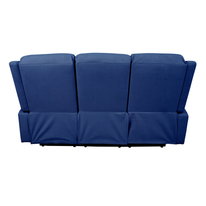 Diivan MANUEL 3-kohaline manuaalne recliner, tumesinine Diivanid Diivanid