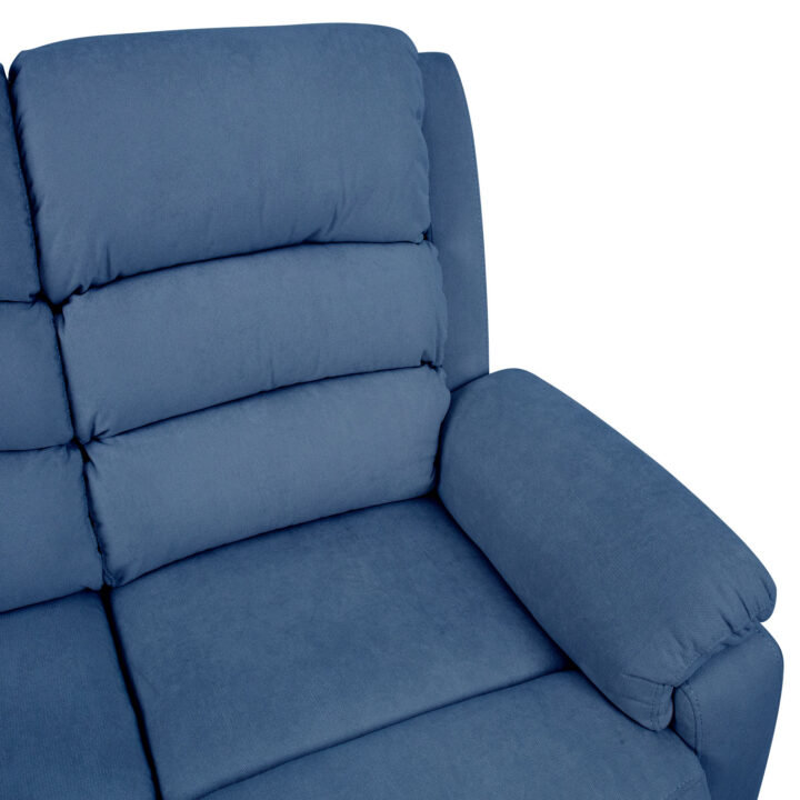Diivan MANUEL 3-kohaline manuaalne recliner, tumesinine Diivanid Diivanid