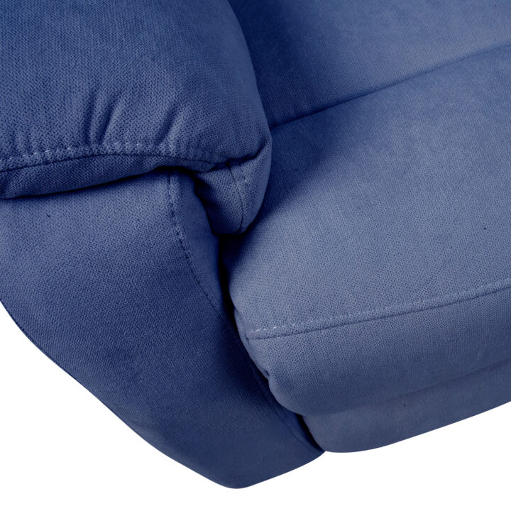 Diivan MANUEL 3-kohaline manuaalne recliner, tumesinine Diivanid Diivanid