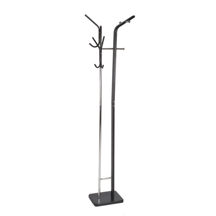 Põrandanagi ALDER 47x30x180cm, must / kroom Esik ja Garderoob H04-200 Riidestanged ja nagid