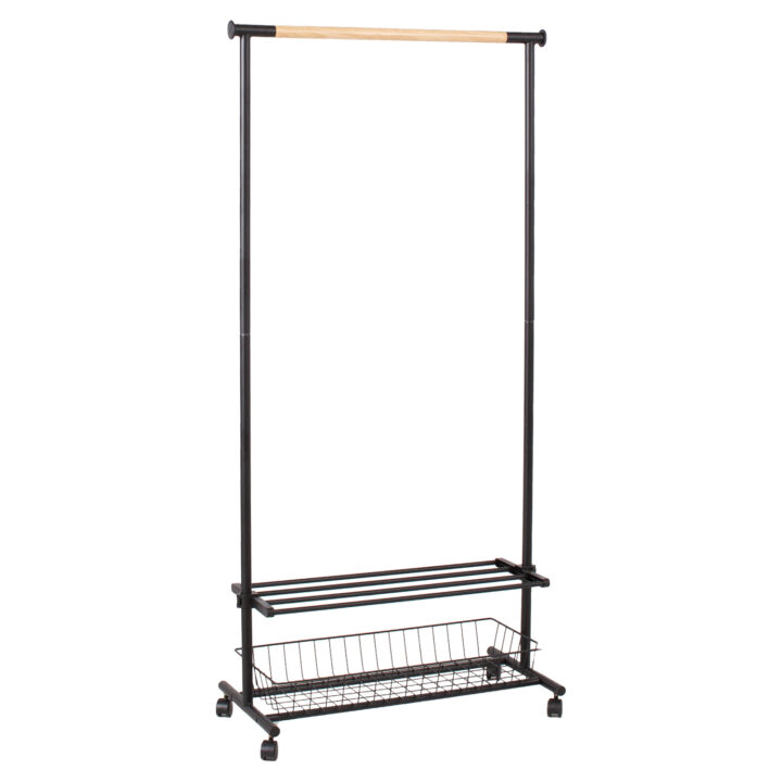 Stange FOREST 80x36xH165cm, must/naturaalne Esik ja Garderoob FOREST