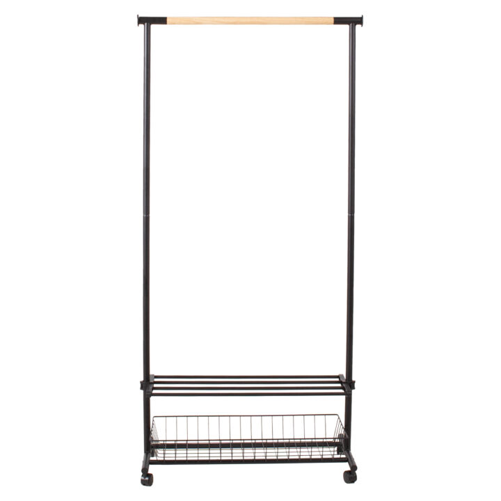 Stange FOREST 80x36xH165cm, must/naturaalne Esik ja Garderoob FOREST