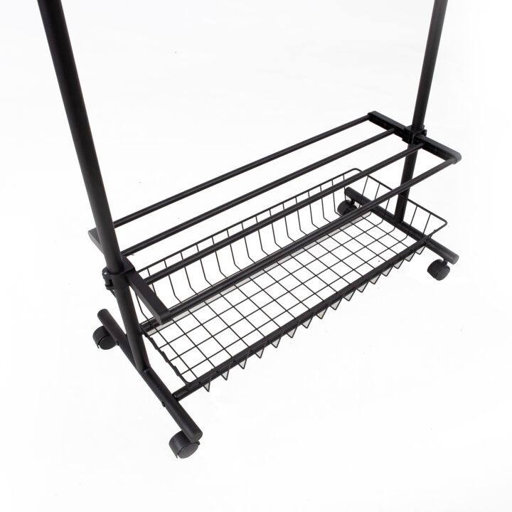 Stange FOREST 80x36xH165cm, must/naturaalne Esik ja Garderoob FOREST