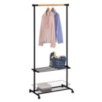 Stange FOREST 80x36xH165cm, must/naturaalne Esik ja Garderoob FOREST
