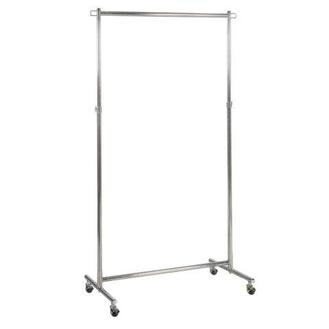 Stange GIGANT ratastel 93x42xH116-171cm, kroom Esik ja Garderoob H04-200 Riidestanged ja nagid