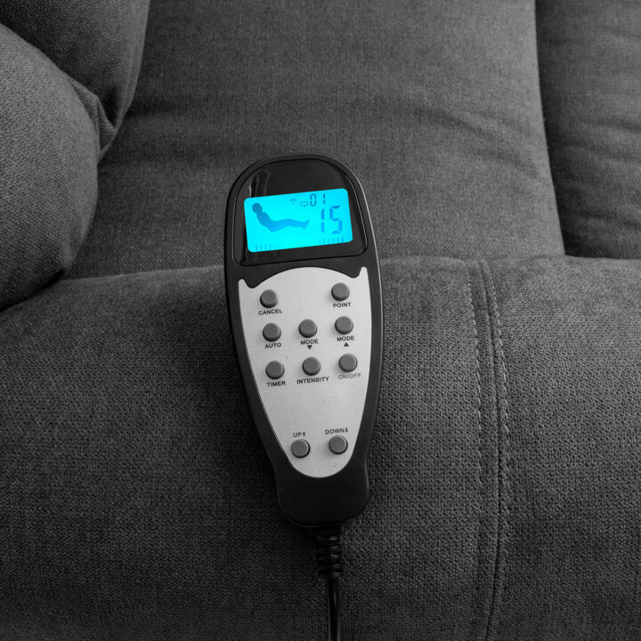 Tugitool SUPERB elektriline lift recliner + massaa˛, tumehall Elutoamööbel Elutuppa jõuludeks