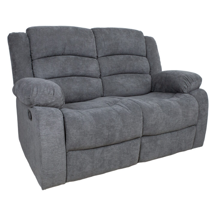 Diivan MALINA 2-kohaline manuaalne recliner, hall Diivanid Diivanid