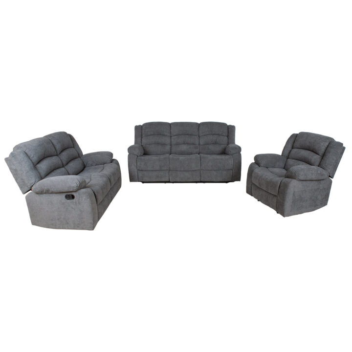 Diivan MALINA 2-kohaline manuaalne recliner, hall Diivanid Diivanid