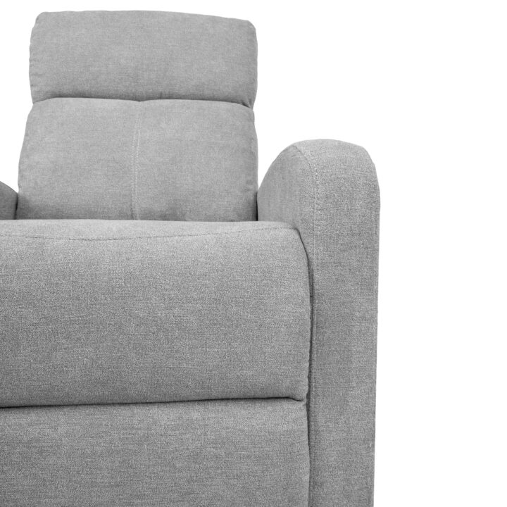 Tugitool ENIGMA manuaalne recliner, helehall Elutoamööbel Elutuppa jõuludeks