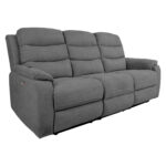 Diivan MIMI 3-kohaline elektriline recliner 208x93xH102cm, hall Diivanid Diivanid