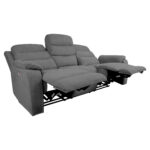 Diivan MIMI 3-kohaline elektriline recliner 208x93xH102cm, hall Diivanid Diivanid