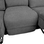 Diivan MIMI 3-kohaline elektriline recliner 208x93xH102cm, hall Diivanid Diivanid