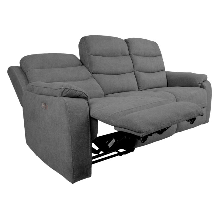 Diivan MIMI 3-kohaline elektriline recliner 208x93xH102cm, hall Diivanid Diivanid