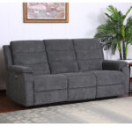 Diivan MIMI 3-kohaline elektriline recliner 208x93xH102cm, hall Diivanid Diivanid