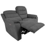 Diivan MIMI 2-kohaline elektriline recliner 153x93xH102cm, hall Diivanid Diivanid