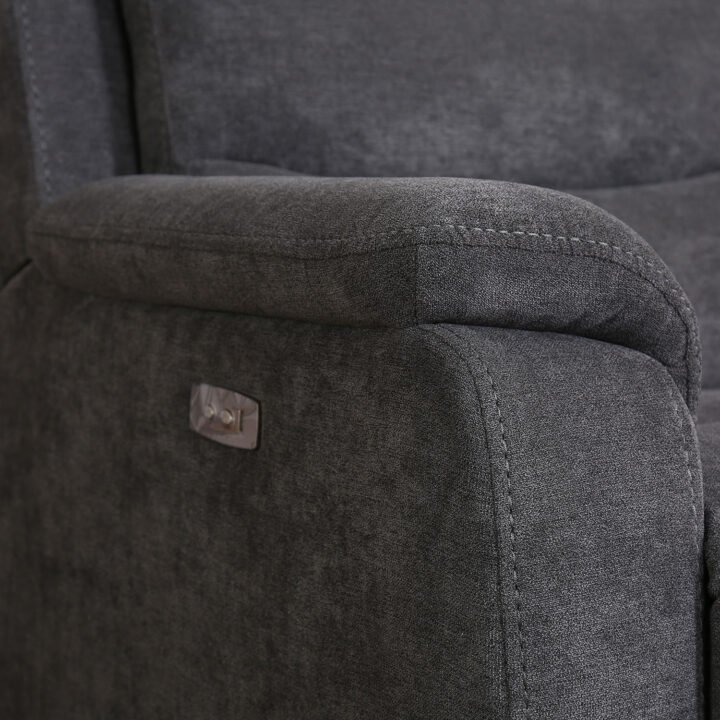Tugitool MIMI elektriline recliner 92x93xH102cm, hall Diivanid 3+2+1 Diivanid 3+2+1