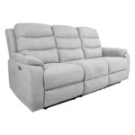 Diivan MIMI 3-kohaline elektriline recliner 208x93xH102cm, helehall Diivanid Diivanid