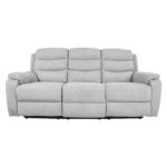 Diivan MIMI 3-kohaline elektriline recliner 208x93xH102cm, helehall Diivanid Diivanid