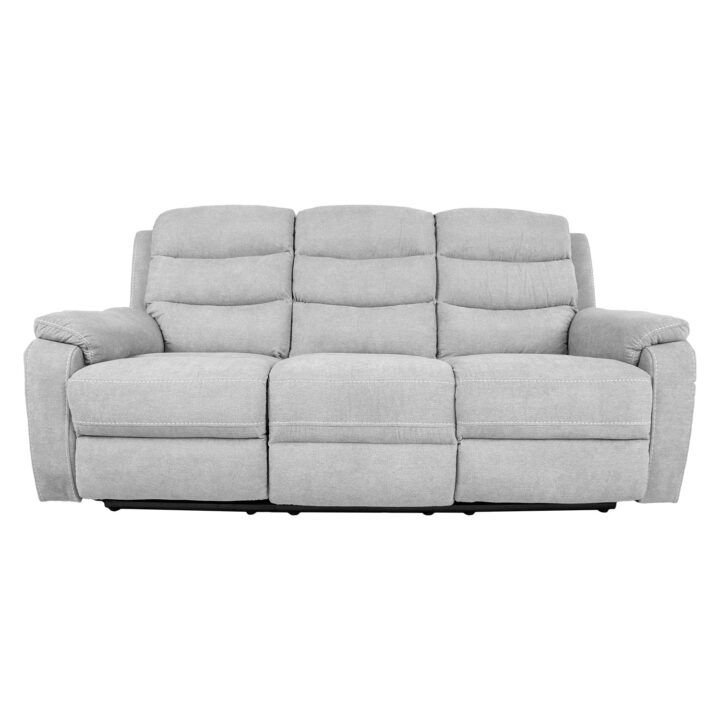 Diivan MIMI 3-kohaline elektriline recliner 208x93xH102cm, helehall Diivanid Diivanid