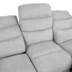Diivan MIMI 3-kohaline elektriline recliner 208x93xH102cm, helehall Diivanid Diivanid