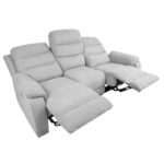 Diivan MIMI 3-kohaline elektriline recliner 208x93xH102cm, helehall Diivanid Diivanid